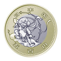 東京2020オリンピック競技大会記念硬貨(第四次)雷神500円バイカラー・クラッド貨幣